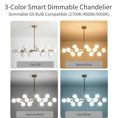 Mid Century Modern Chandelier Gold Linear Sputnik Chandeliers 16