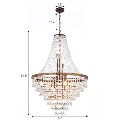French Empire Crystal Chandeliers