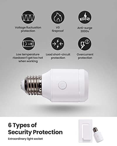 500W Remote Control Light Bulb Socket