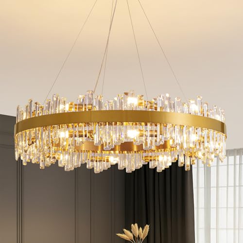 39.4'' Modern Crystal Chandelier