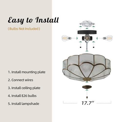 Bronze Vintage Ceiling Light