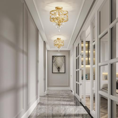 Crystal Ceiling Light Fixture