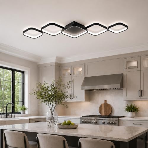 39.37 Inch Modern LED Ceiling Light Fixture