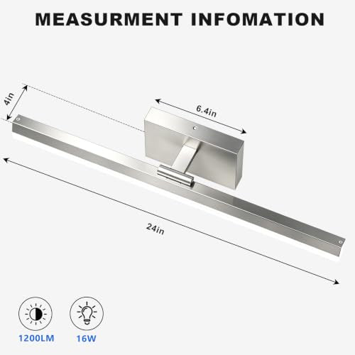 Modern Bathroom Vanity Light 24 inch