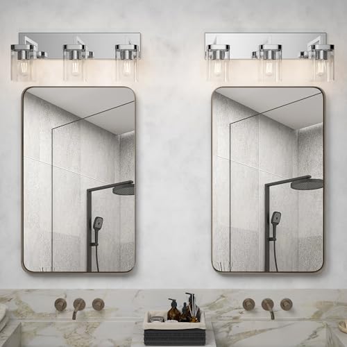 Chrome Bathroom Vanity Light