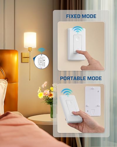 3 Way Wireless Light Switch and Receiver Kit