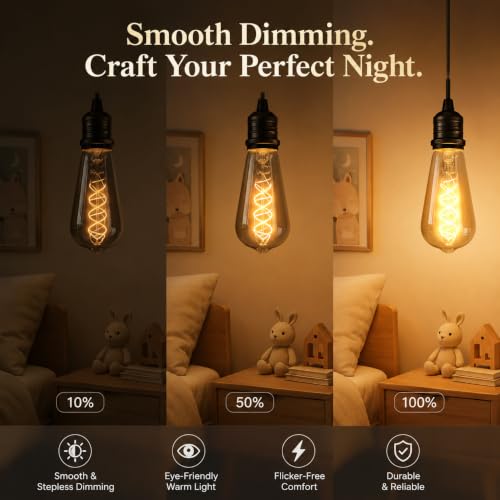 ST64 LED Edison Bulbs (3 Count)