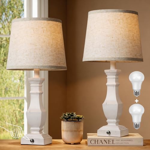 Dimmable Table Lamps Set of 2