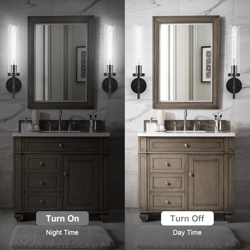 Black Wall Sconces Set of 2
