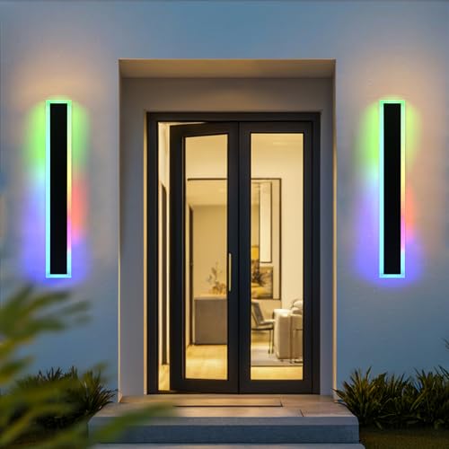 2 Pack 40in Long Outdoor LED Wall Lights IP65 Waterproof (2 Count)