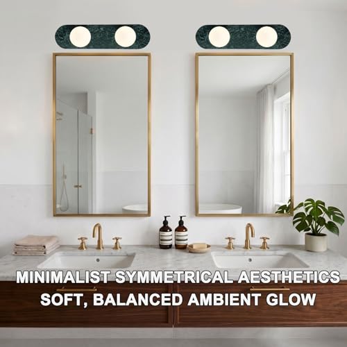 Modern Green Marble Wall Sconce