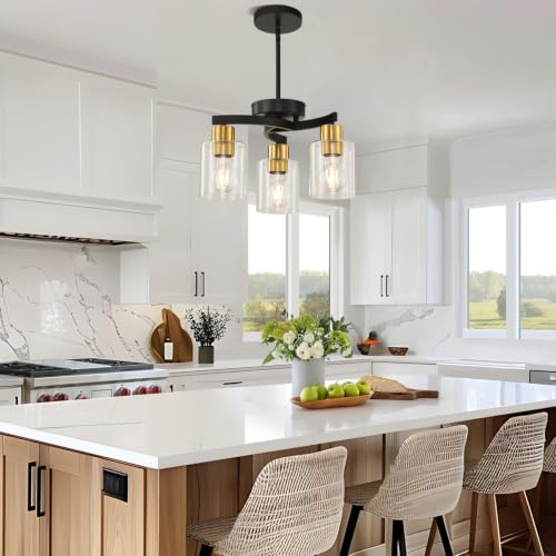 Black Brass Dining Room Chandelier