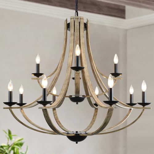 Farmhouse Chandeliers for Dining Room Light Fixture