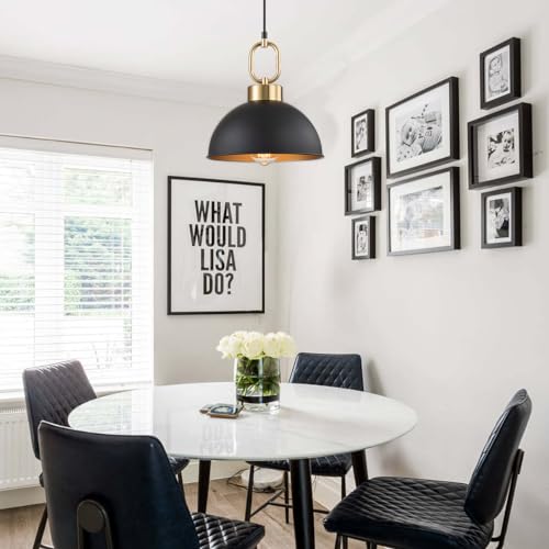 Black and Gold Pendant Lights Kitchen Island