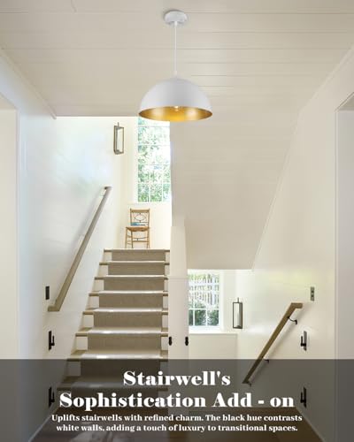 White Pendant Lights Kitchen Island 2 Pack (2 Count)