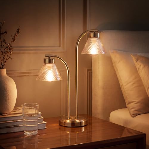 Mid Century Modern Gold Lamp for Bedroom