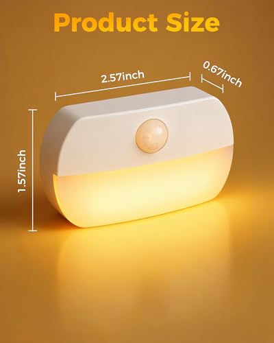 12 Pack Rechargeable Motion Sensor Stair Lights (12 Count)