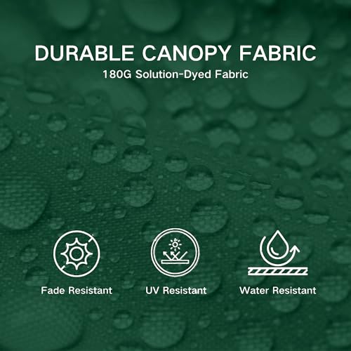 9ft 3 Tier Patio Umbrella with Solar Lights