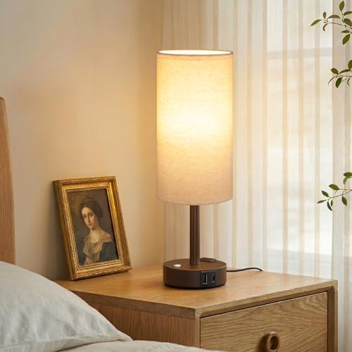 Brown Touch Bedside Lamp for Bedroom