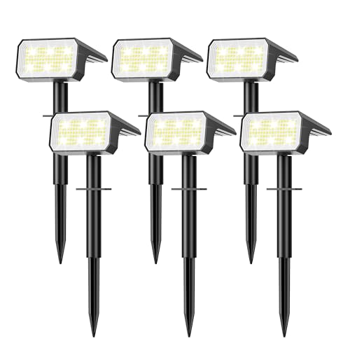 Solar Spot Lights Outdoor Waterproof (6 Count)