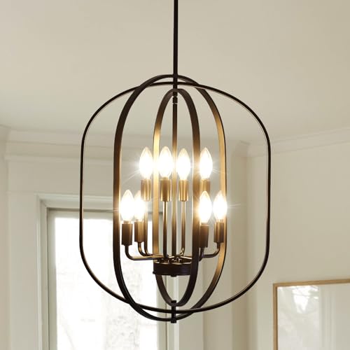 Black Chandelier for Dining Room Light Fixture