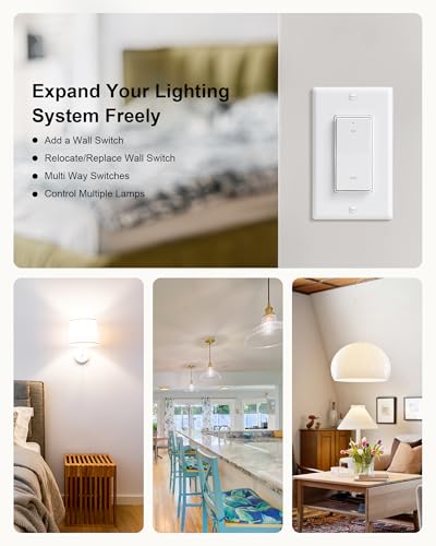 Wireless Light Switch and Receiver Kit