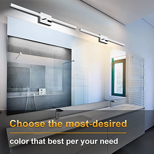 39.4 inch Chrome Bathroom Vanity Light