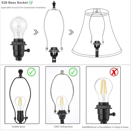 Bell Lamp Shades Set of 2 (2 Count)