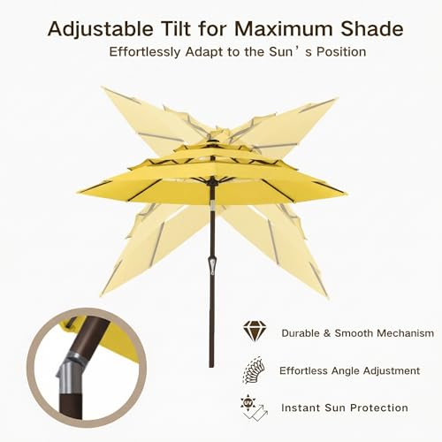 9ft 3 Tier Patio Umbrella