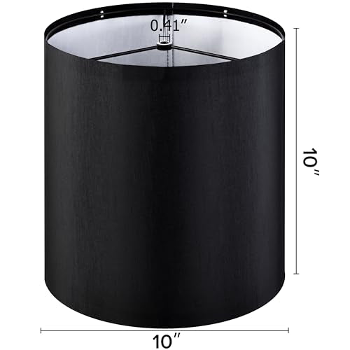 Small Drum Lamp Shades Black