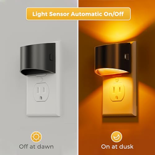 Night Lights Plug into Wall with 3CCT Adjustable (2 Count)