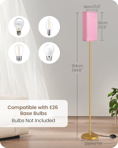 Floor Lamp Pole with Foot Switch
