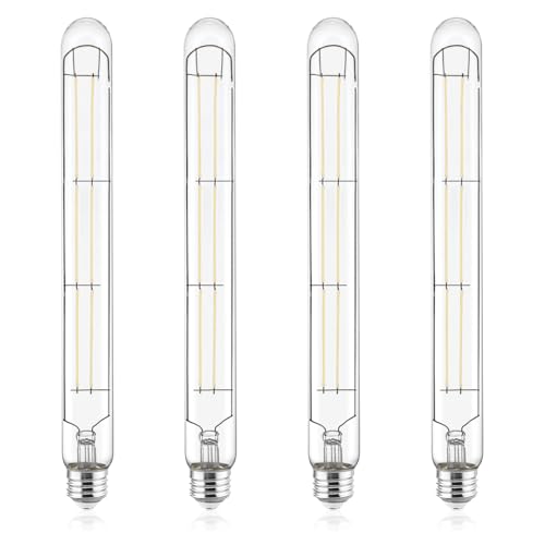 Vintage T9 Long LED Tube Light Bulbs 60W Equivalent (4 Count)