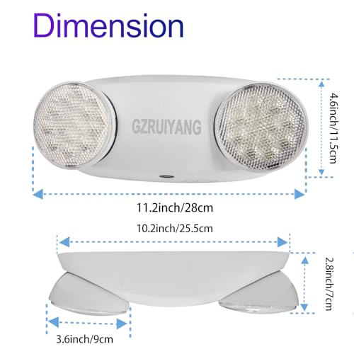 Emergency Lights with Battery Backup
