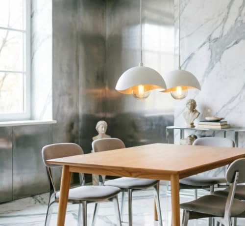 Modern White LED Pendant Light