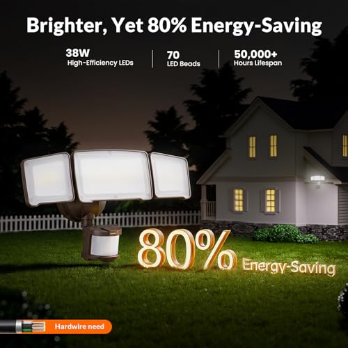 LED Security Light Motion Sensor Outdoor Lights