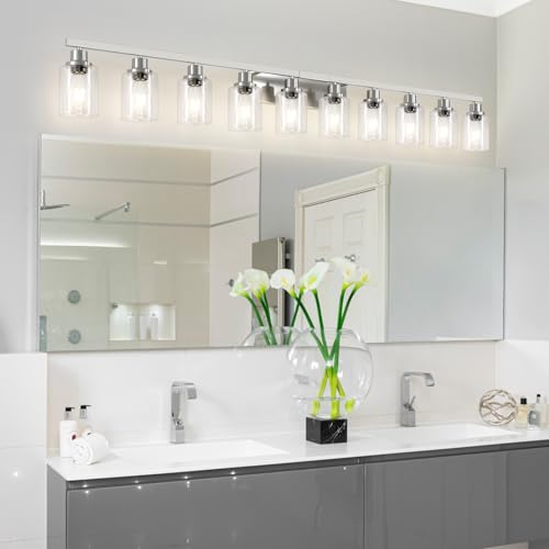 Brushed Nickel Bathroom Vanity Light 10