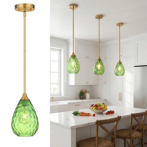 Glass Pendant Lights Kitchen Island