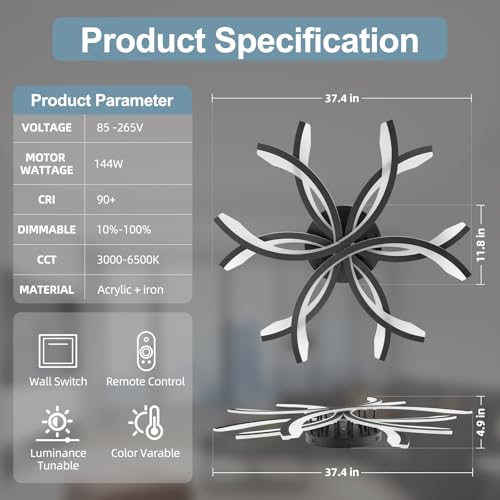 Modern LED Flush Mount Ceiling Light