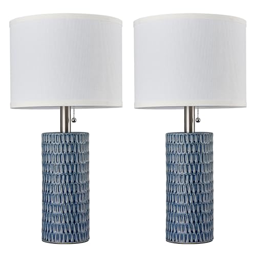 Modern Ceramic Table Lamps Set of 2 (2 Count)