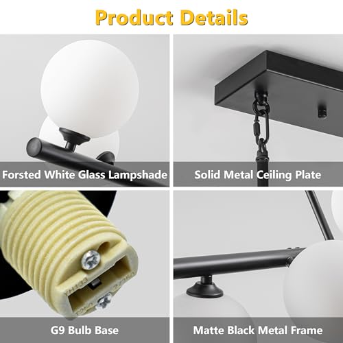 Linear Chandeliers for Dining Room (11 Count)