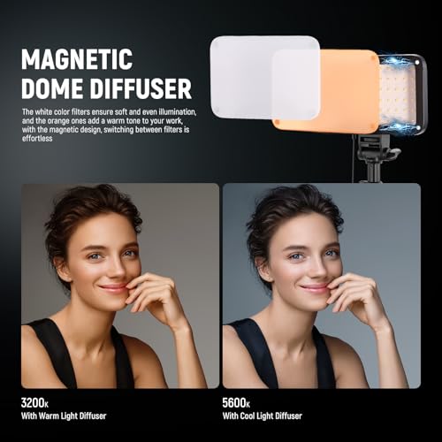 Basics LED Video Light Panel Lighting Kit