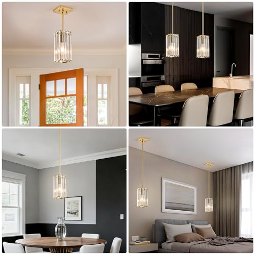 Modern Crystal Pendant Lights Kitchen Island