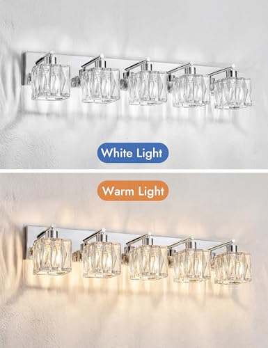 Chrome Bathroom Light Fixtures