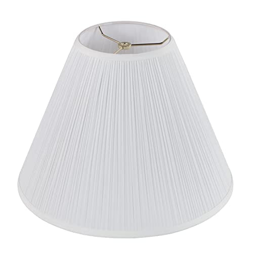 33136 Mushroom Pleated Traditional Spider Lamp Shade