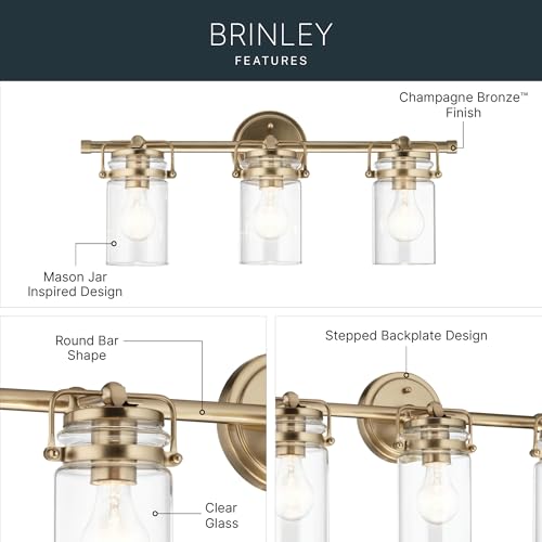 Brinley 3 Light Farmhouse Vanity Light
