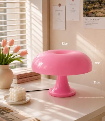 Pink Mushroom Lamp