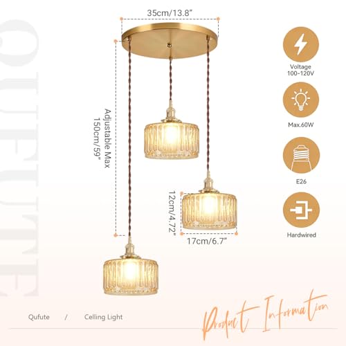 Amber Chandelier Mid