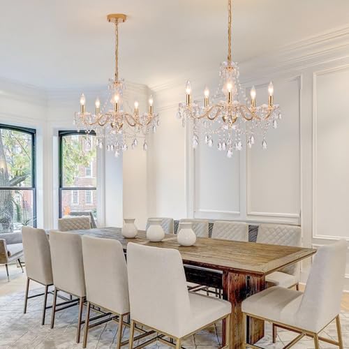 Crystal Gold Chandelier