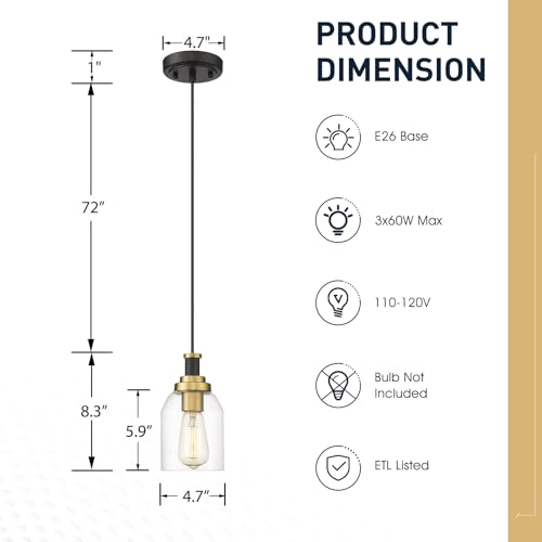 Modern Gold Pendant Light